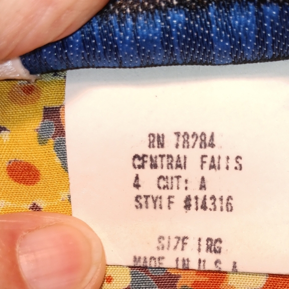 Central Falls Skirt Top Set Pull on Midi Wm Lg Button Up Yellow Floral Summer - Picture 11 of 16